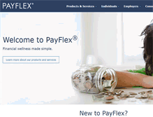 Tablet Screenshot of payflex.com